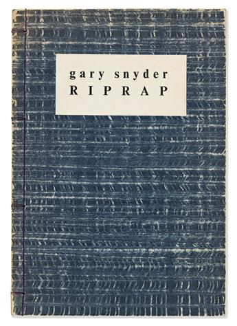 Snyder, Gary (b. 1930) Riprap.